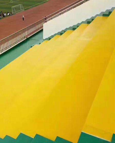 宽城球场台阶翻新修补改造